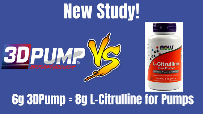 Research Review: 3DPump Equivalent to 8g L-Citrulline