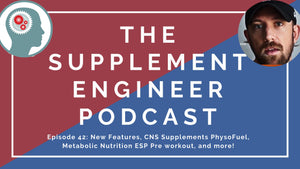 Episode #42: Upcoming Features at Supplement Engineer, CNS Supplements PhysoFuel Review, Metabolic Nutrition ESP Preworkout, "Dangerous" Caffeine levels, and more with SupplementSnoop